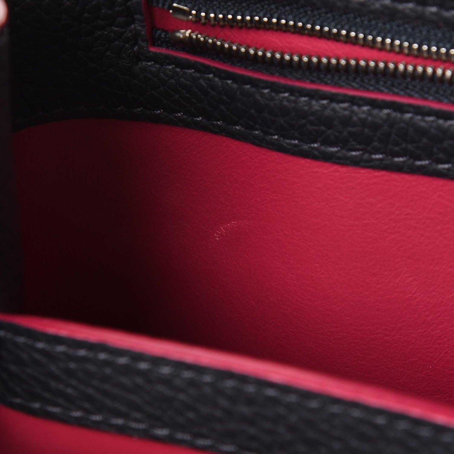 Louis Vuitton Taurillon Capucines BB Cobalt Fuchsia 8 of 10