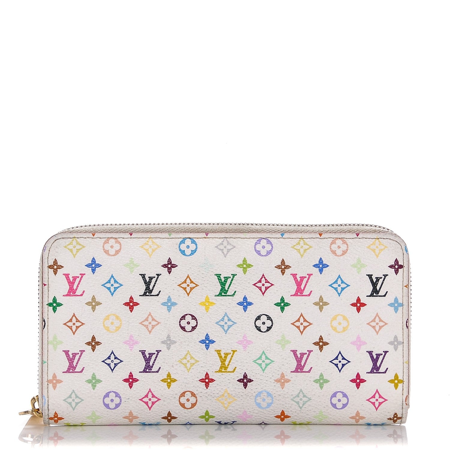 Louis Vuitton Monogram Multicolor Zippy Wallet White 1 of 8