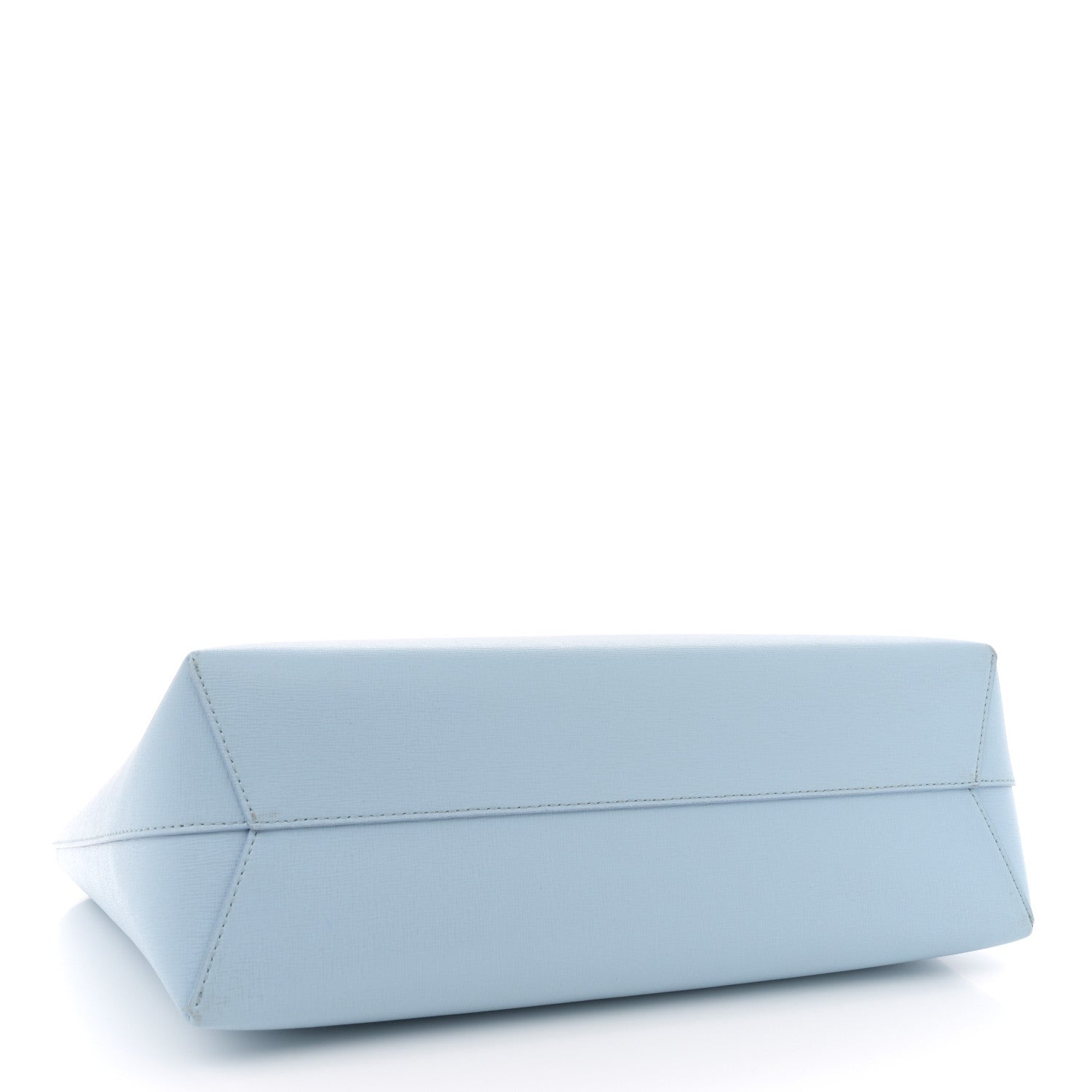 Mansur Gavriel Saffiano Small Zip Tote Light Blue 4 of 11