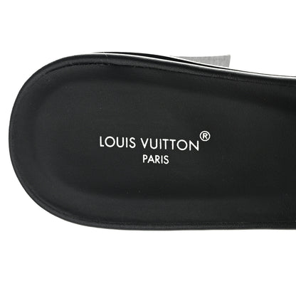 Louis Vuitton Calfskin LV Capri Mules 38.5 Black 7 of 9
