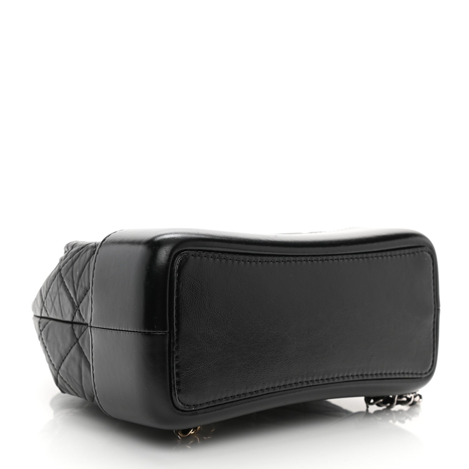 Chanel Aged Calfskin Quilted Small Gabrielle Backpack Black 4 of 11