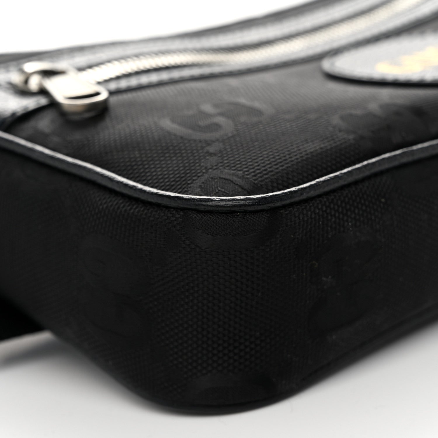 Gucci Econyl Nylon Monogram Off The Grid Belt Bag Black 9 of 11