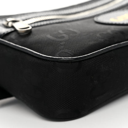 Gucci Econyl Nylon Monogram Off The Grid Belt Bag Black 9 of 11