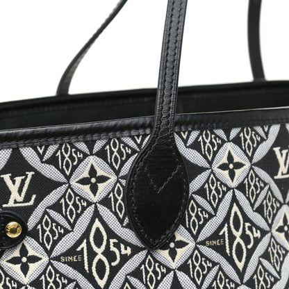 Louis Vuitton Jacquard Since 1854 Neverfull MM Grey 11 of 12