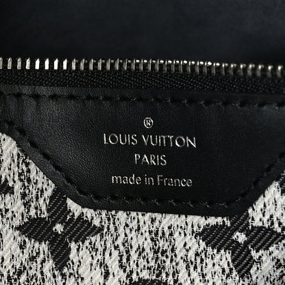 Louis Vuitton Denim Monogram Jacquard Neverfull MM Grey 7 of 9