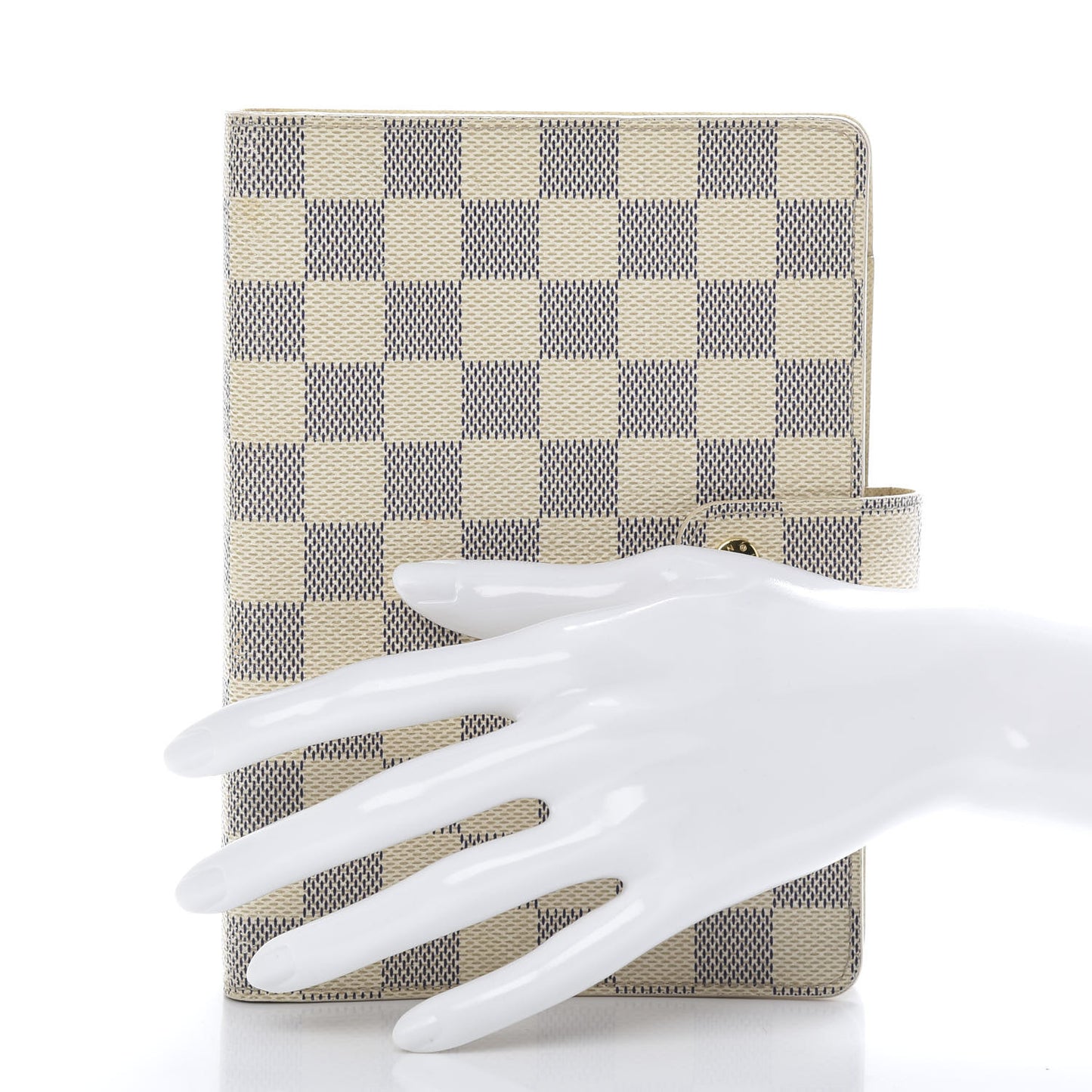 Damier Azur Medium Ring Agenda Cover