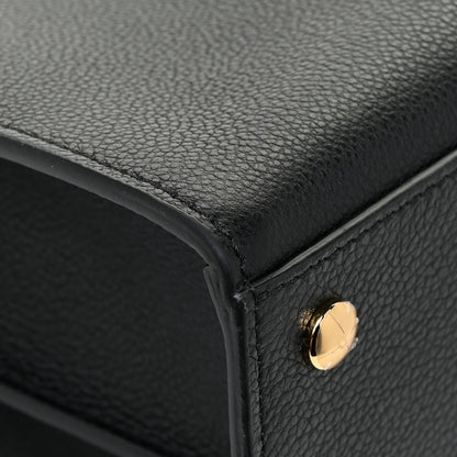Burberry Grainy Calfskin Large Title Bag Black 12 of 18