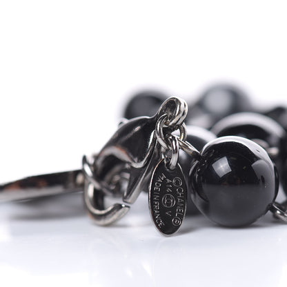 Chanel Ruthenium Bead CC Bracelet Black 4 of 5