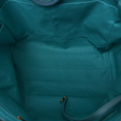 Chanel Mixed Fibers Calfskin Striped Medium Deauville Tote Light Blue 5 of 9