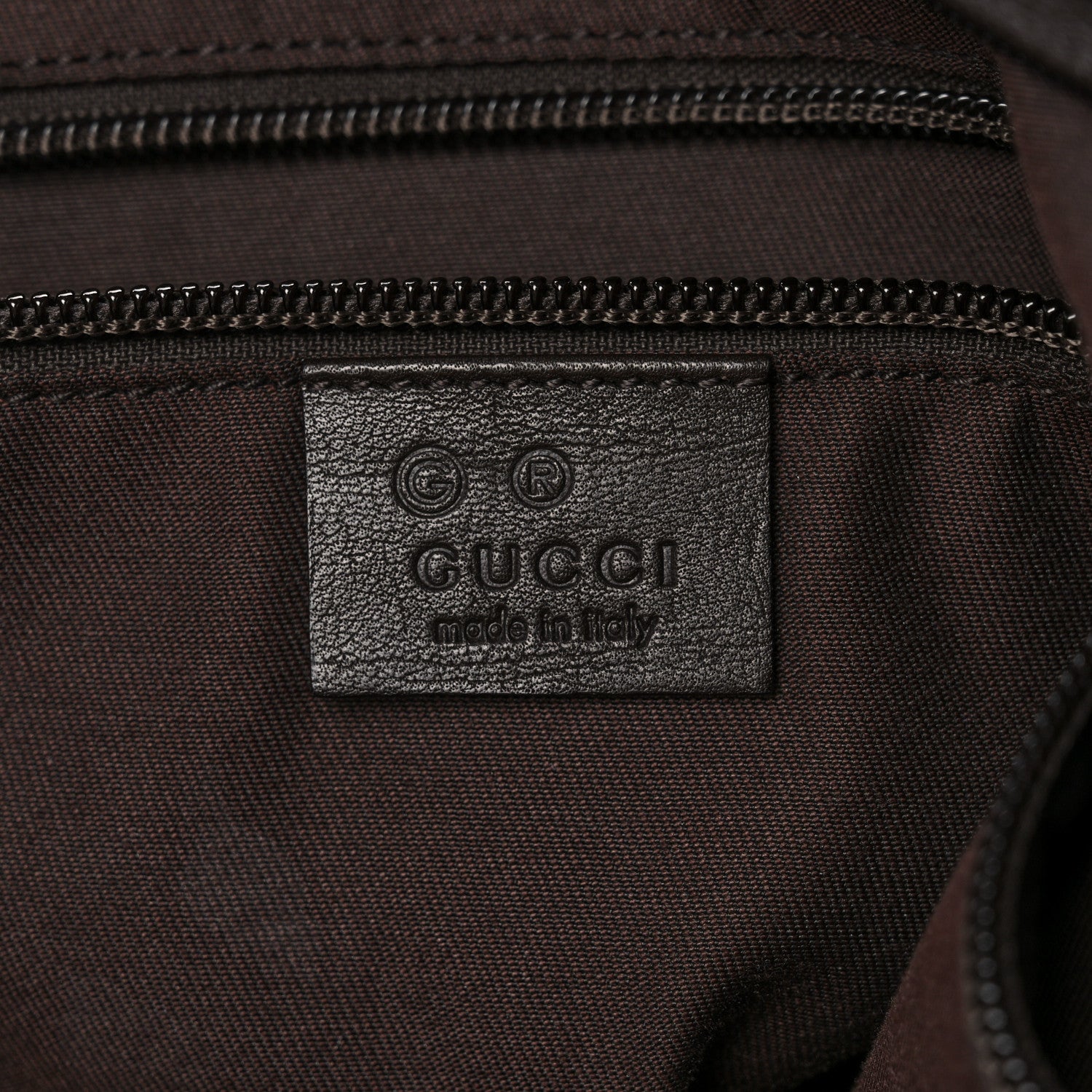 Gucci Nylon Monogram Extra Large Hobo Dark Brown 6 of 16