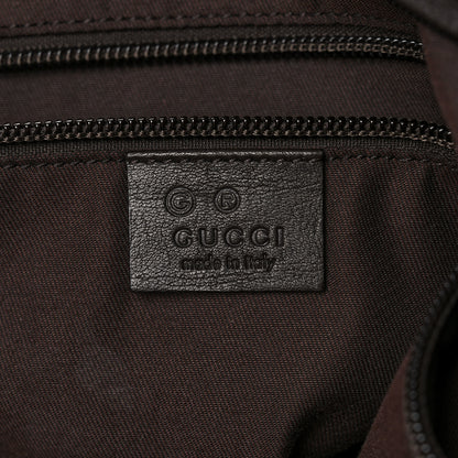 Gucci Nylon Monogram Extra Large Hobo Dark Brown 6 of 16