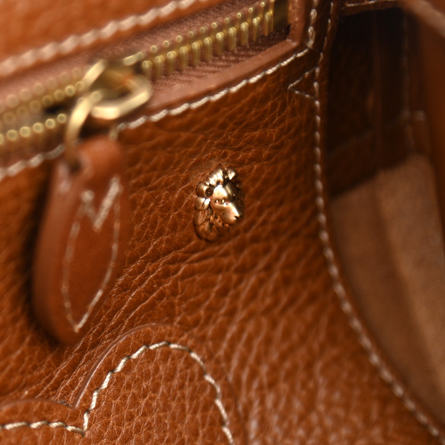 Natural Leather Cara Delevingne Convertible Backpack Brown