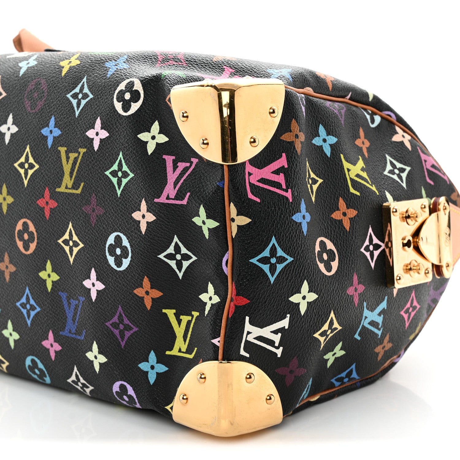 Louis Vuitton Monogram Multicolor Speedy 30 Black 9 of 10