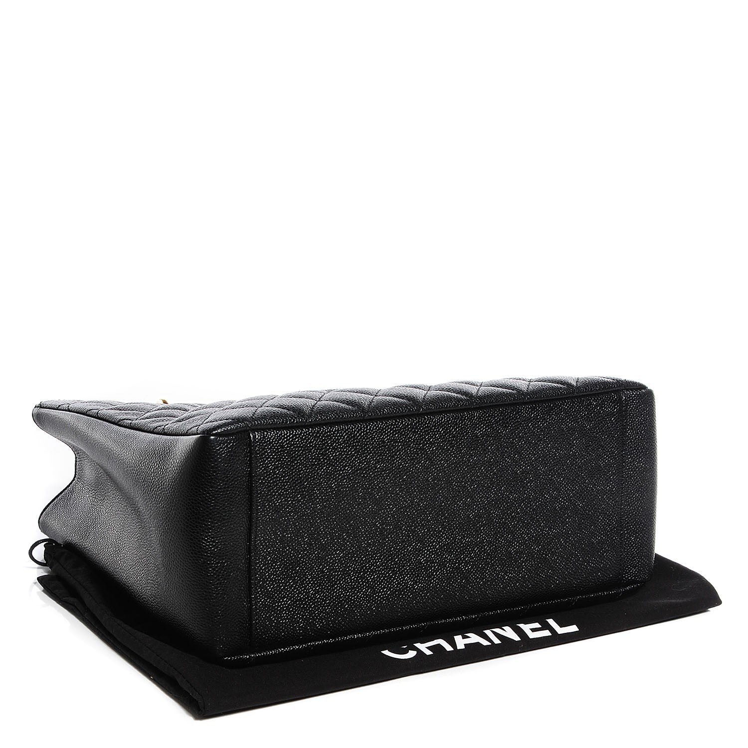 Chanel Caviar Grand Shopping Tote GST Black 4 of 7