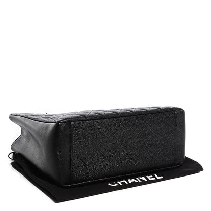 Chanel Caviar Grand Shopping Tote GST Black 4 of 7