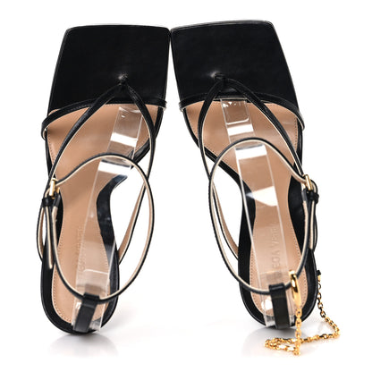 Bottega Veneta Nappa Stretch Multi Strap 90mm Sandals 39 Black 2 of 8