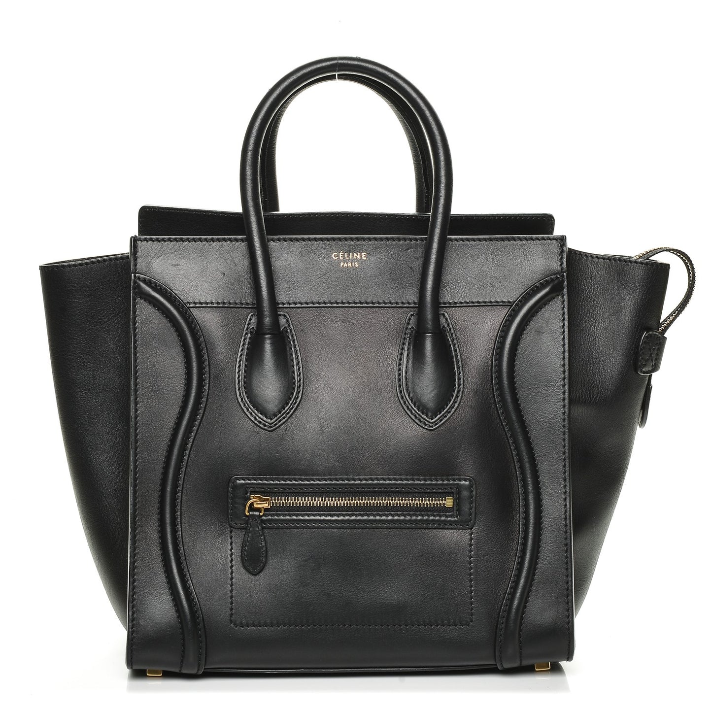 Smooth Calfskin Mini Luggage Black