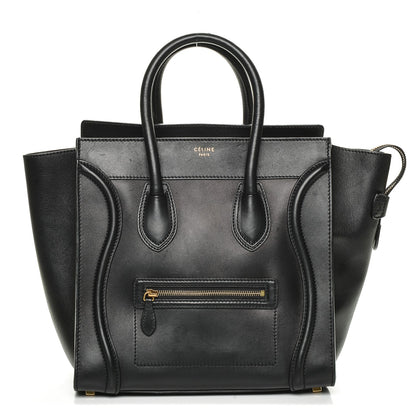 Celine Smooth Calfskin Mini Luggage Black 1 of 6