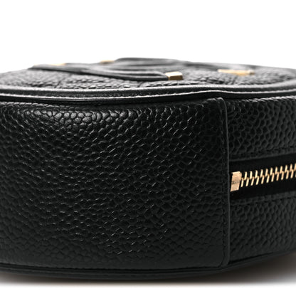 Chanel Caviar Quilted Round Filigree Crossbody Black 10 of 11
