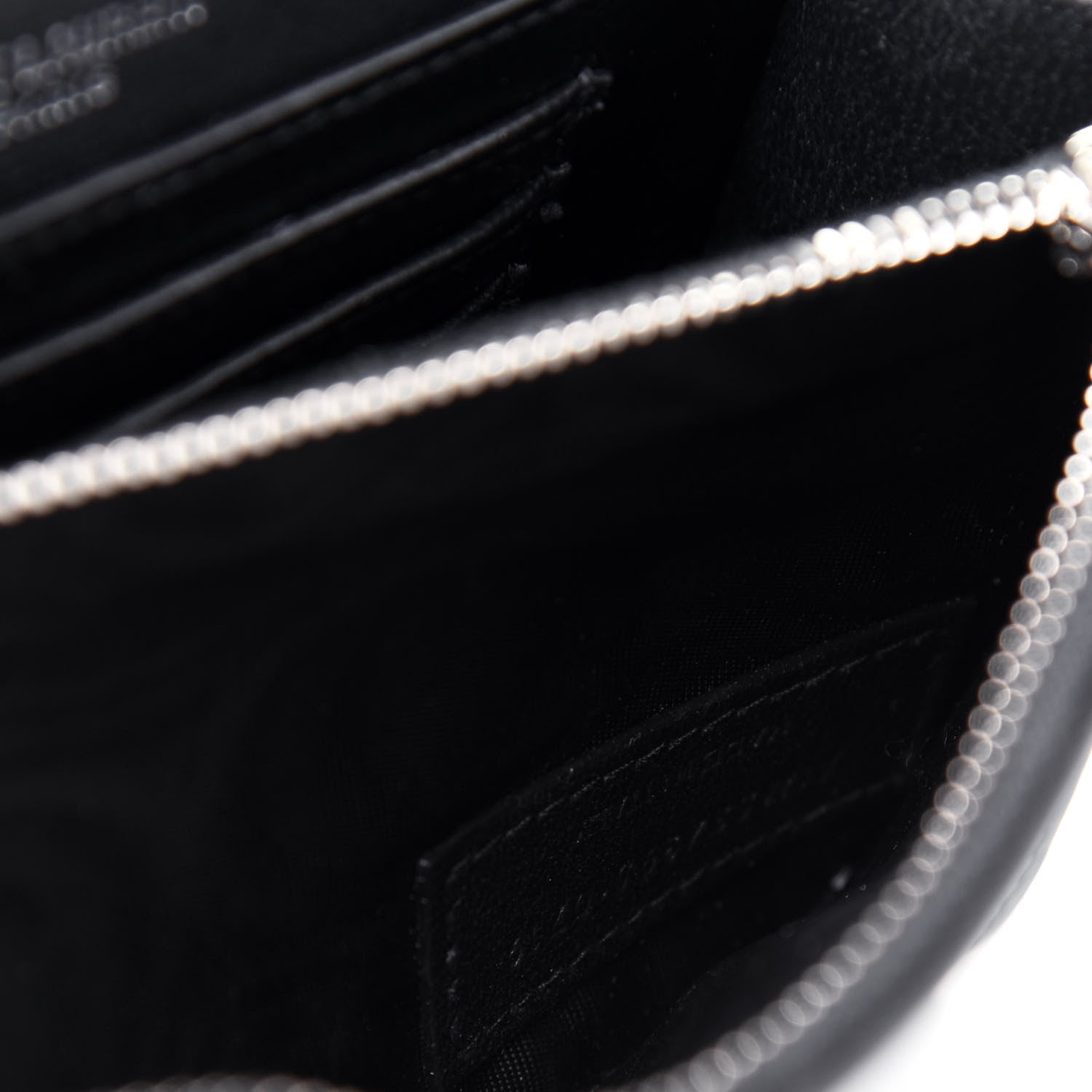 Saint Laurent Calfskin Lizard Embossed Monogram Kate Belt Bag Black 7 of 13