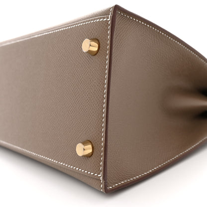 Hermes Epsom Kelly Sellier 28 Etoupe 10 of 11
