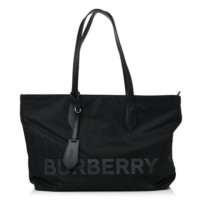 Burberry Nylon Logo Large Ardwell Tote Black 1 of 9