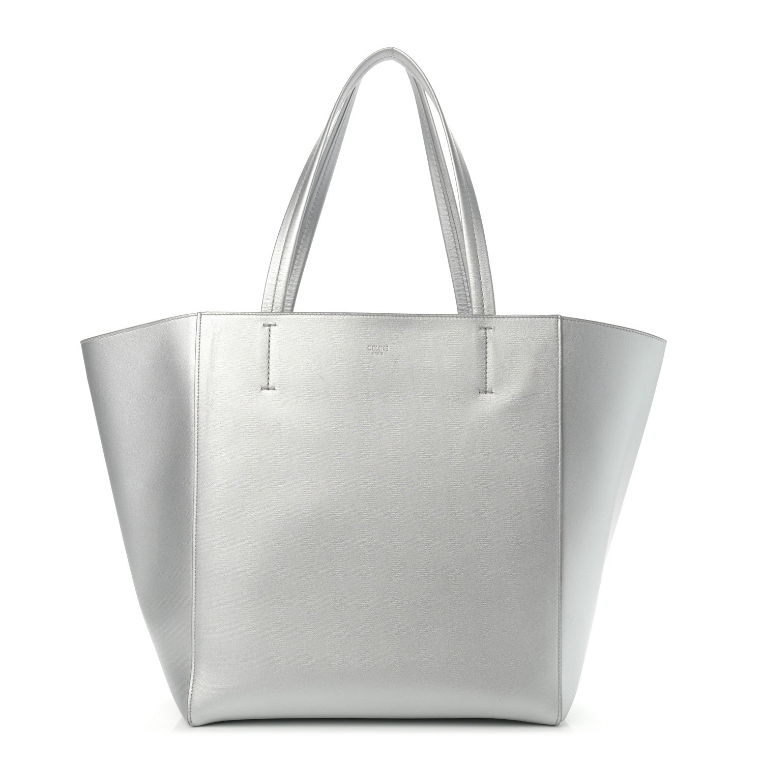 Celine Metallic Calfskin Horizontal Cabas Phantom 2 of 14