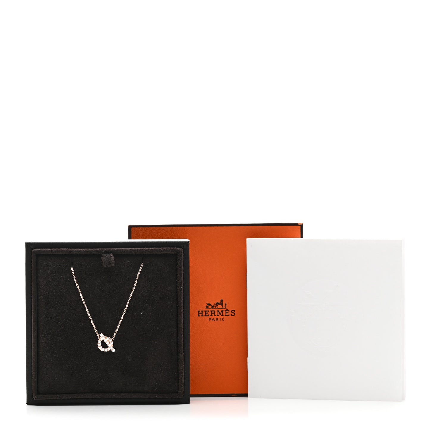 18K Rose Gold Diamond Finesse Pendant Necklace