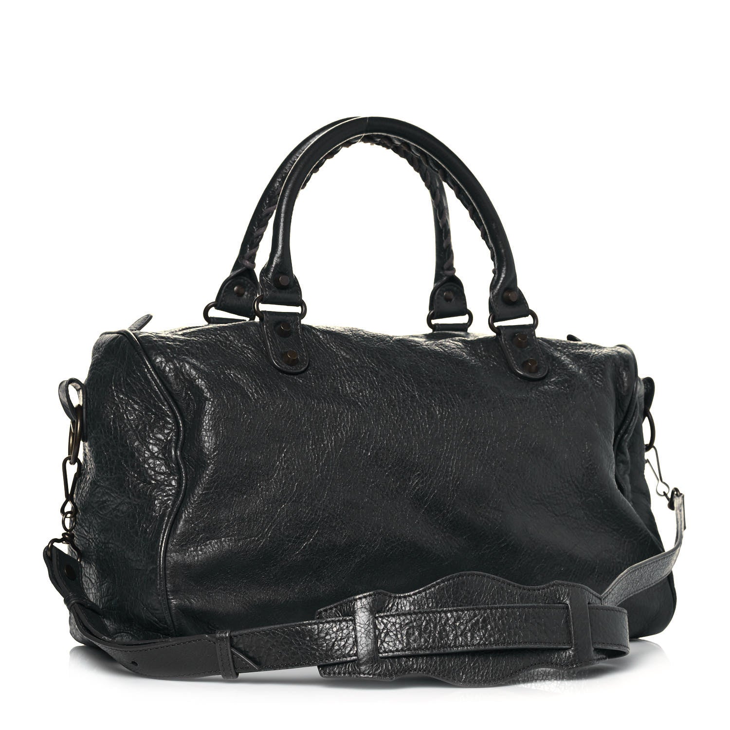 Balenciaga Agneau Classic Hardware Boston Anthracite 4 of 16