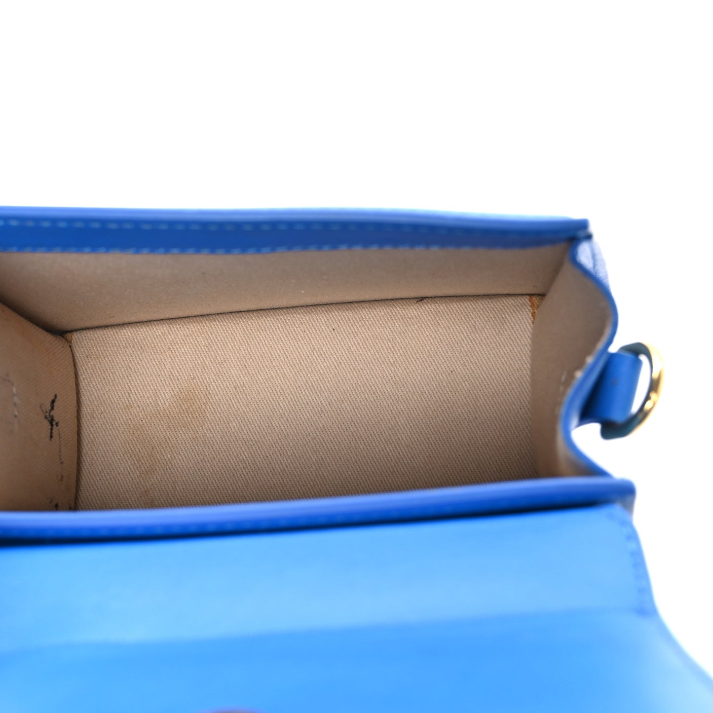Smooth Calfskin Le Chiquito Moyen Blue
