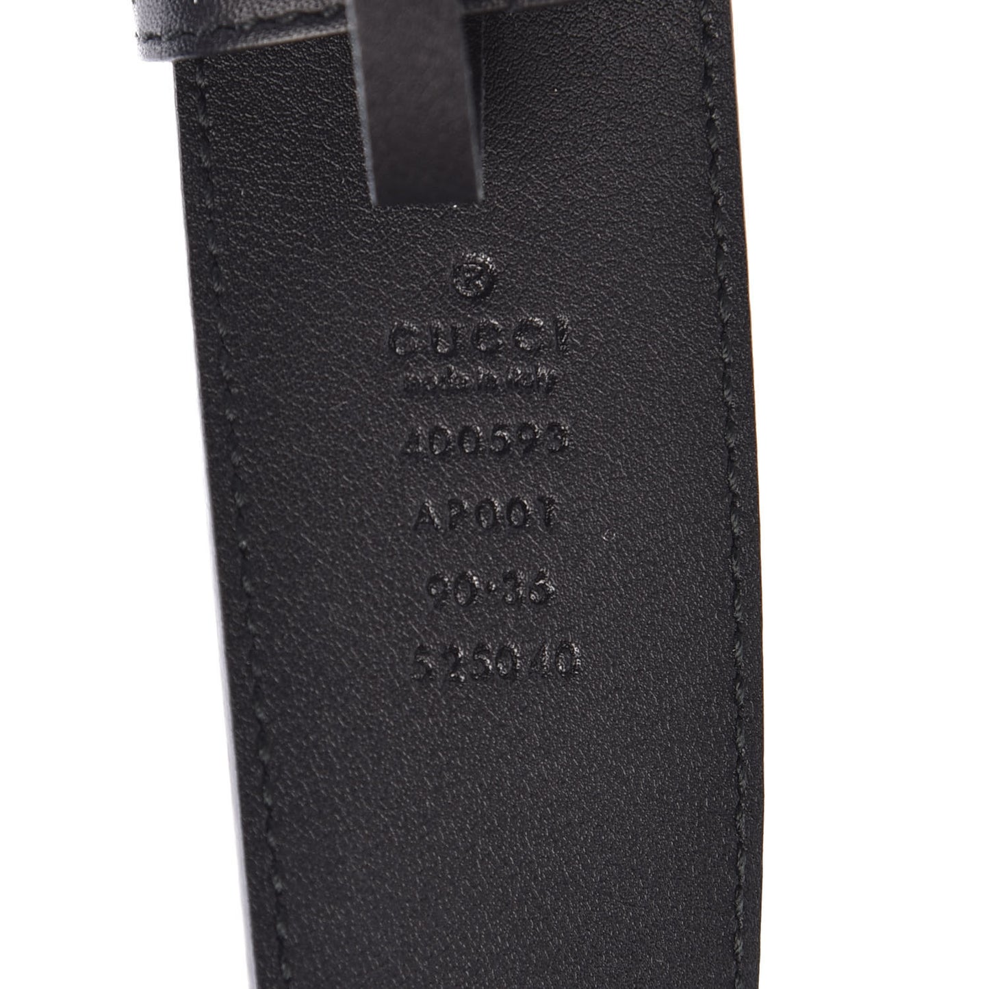 Calfskin Double G 40mm Belt 90 36 Black