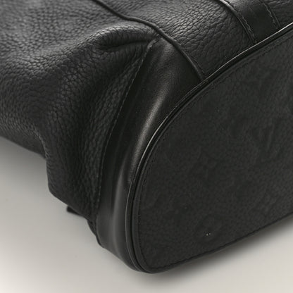 Louis Vuitton Taurillon Monogram Christopher MM Backpack Black 7 of 9