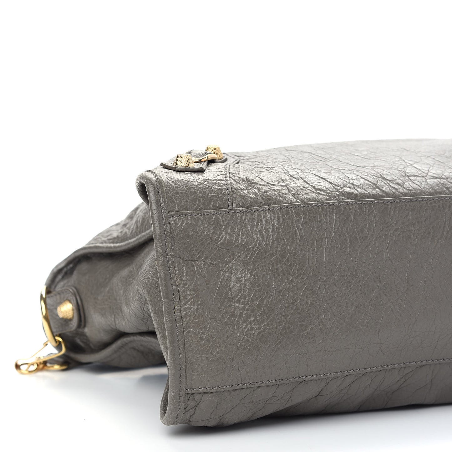 Agneau Giant 12 Gold Hardware City Beige Liege