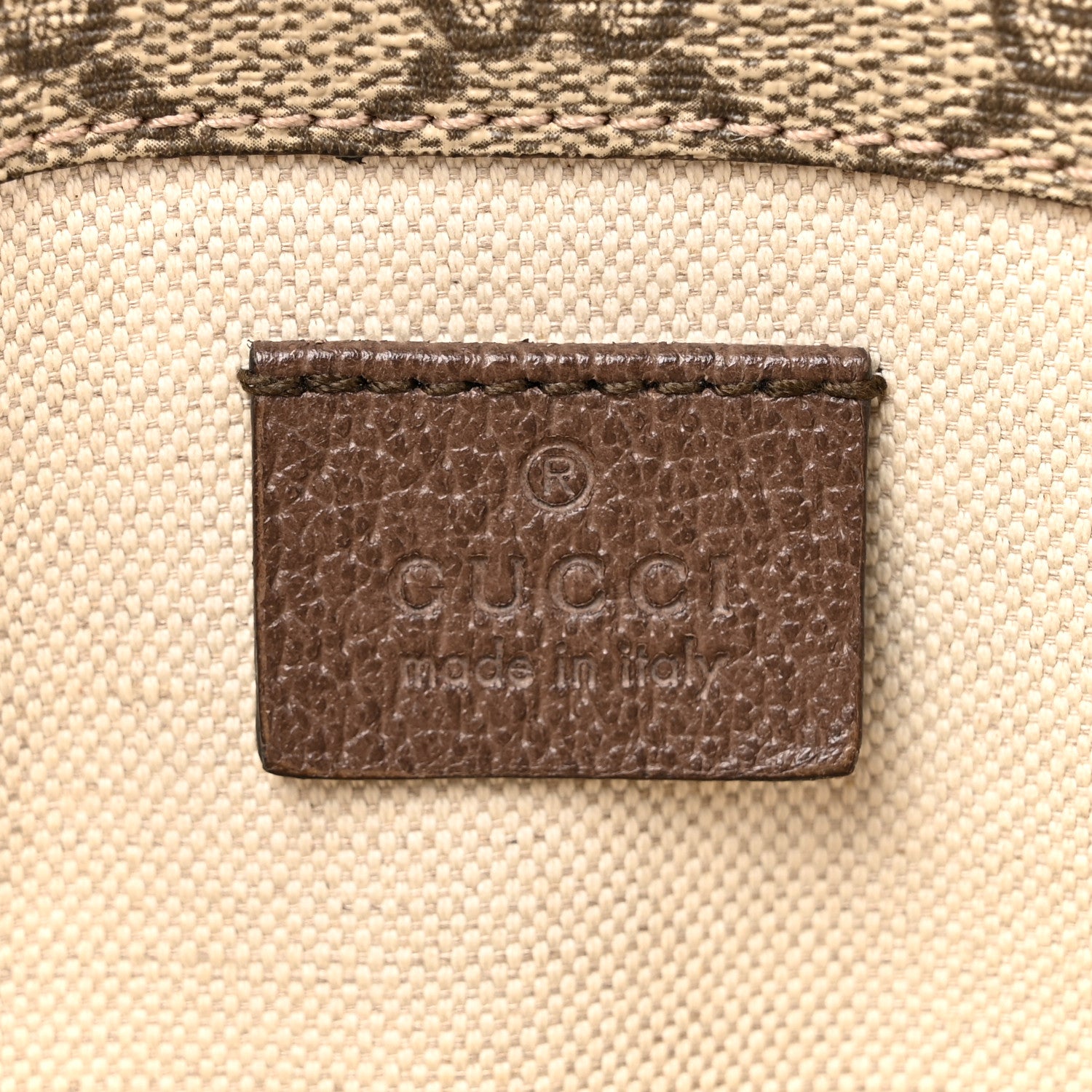 Gucci GG Supreme Monogram Neo Vintage Web Belt Bag Brown 6 of 11