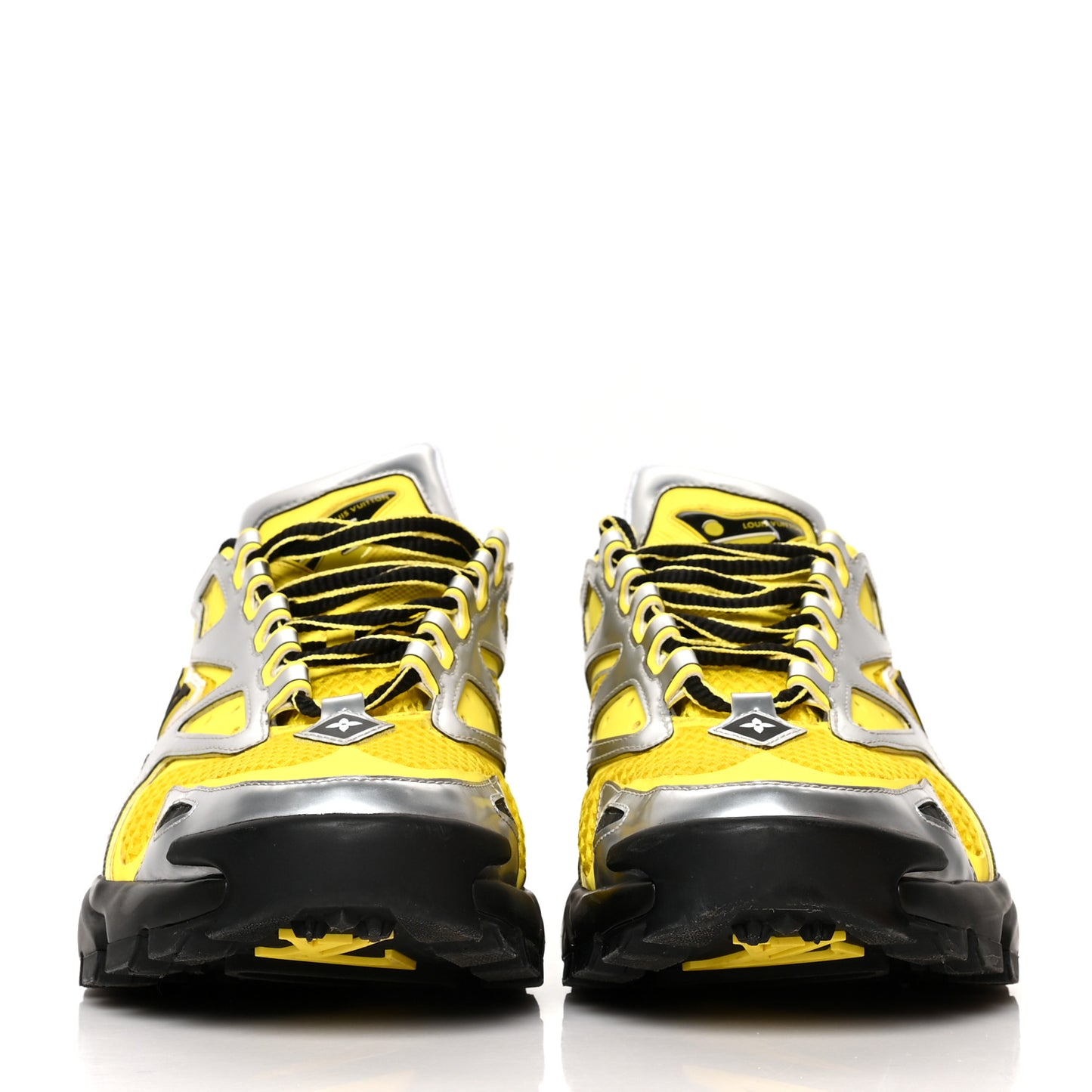 Mesh Suede Mens LV Runner Tatic Sneakers 9 Yellow