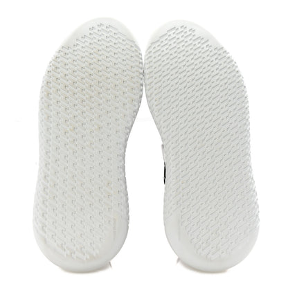 Hermes Technical Canvas Calfskin Womens Duel Sneakers 36.5 White Black 6 of 9