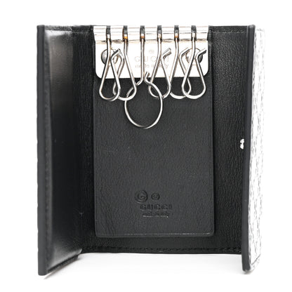 Gucci Guccissima 6 Key Holder Case Black 5 of 10