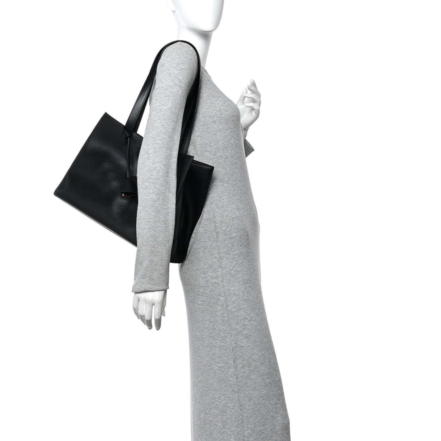 Celine Smooth Calfskin Cabas 16 Bag Black 2 of 9