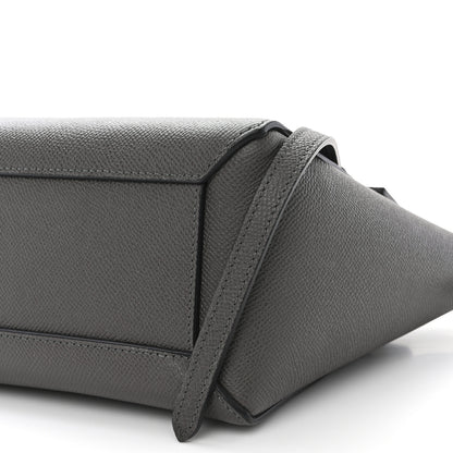 Celine Grained Calfskin Nano Belt Bag Grey 11 of 11