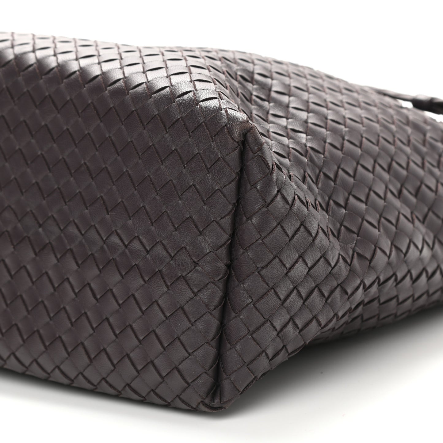 Nappa Intrecciato Bella Tote Ebano