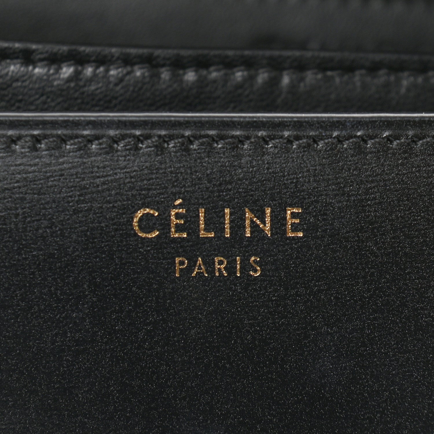 Celine Box Calfskin Medium Classic Box Flap Bag Black 7 of 9
