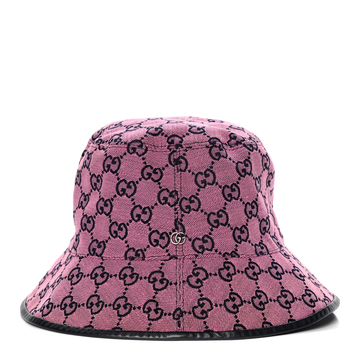 Gucci Canvas Monogram Fedora L Pink Blue 1 of 8
