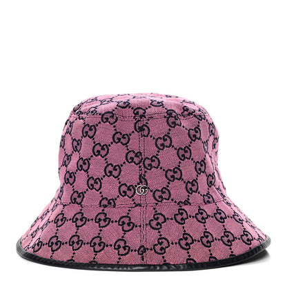 Gucci Canvas Monogram Fedora L Pink Blue 1 of 8