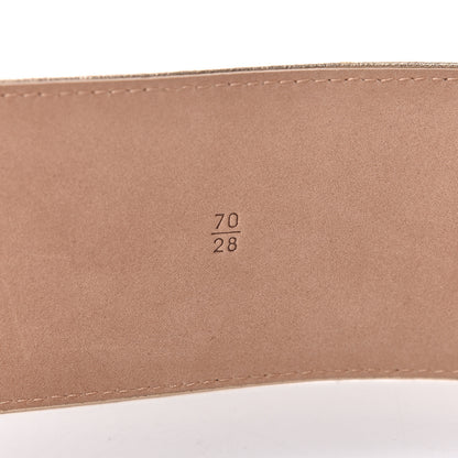 Chanel Metallic Lambskin CC Buckle Wide Belt 70 28 Gold 9 of 10