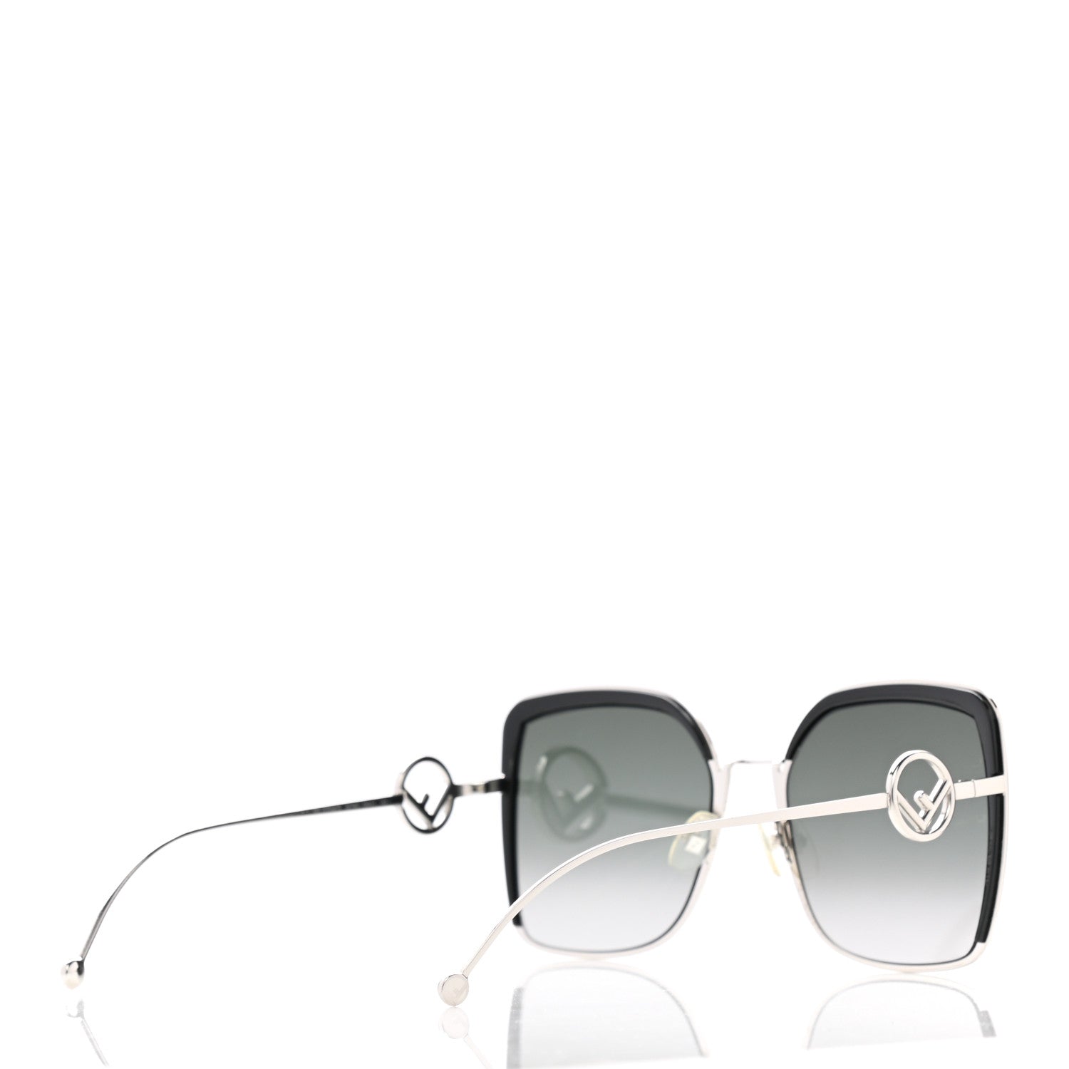 Fendi Metal Acetate F is Fendi Square Sunglasses FF 0294/S Silver 4 of 7