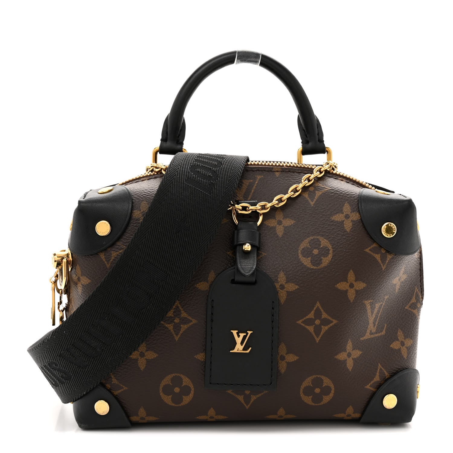 Louis Vuitton Monogram Petite Malle Souple Black 1 of 20