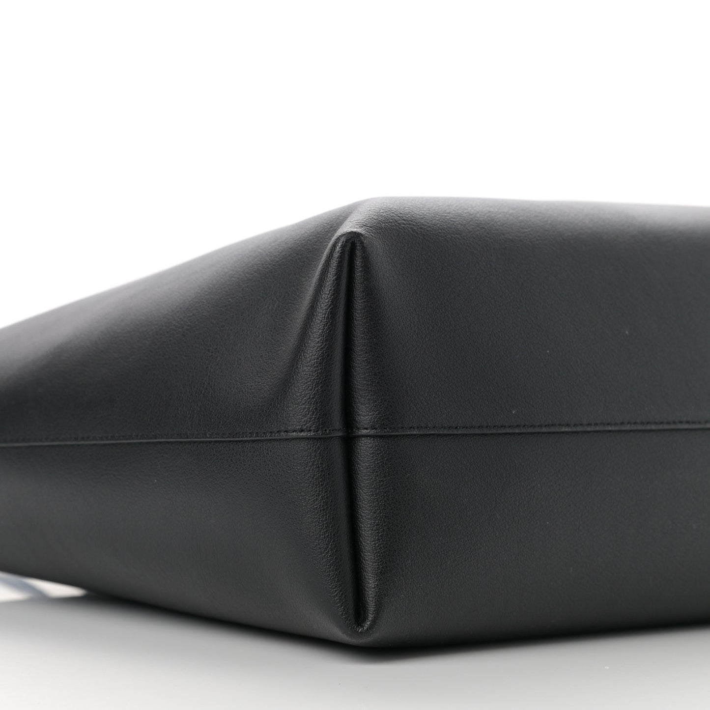 Calfskin Large Shopping Tote Black