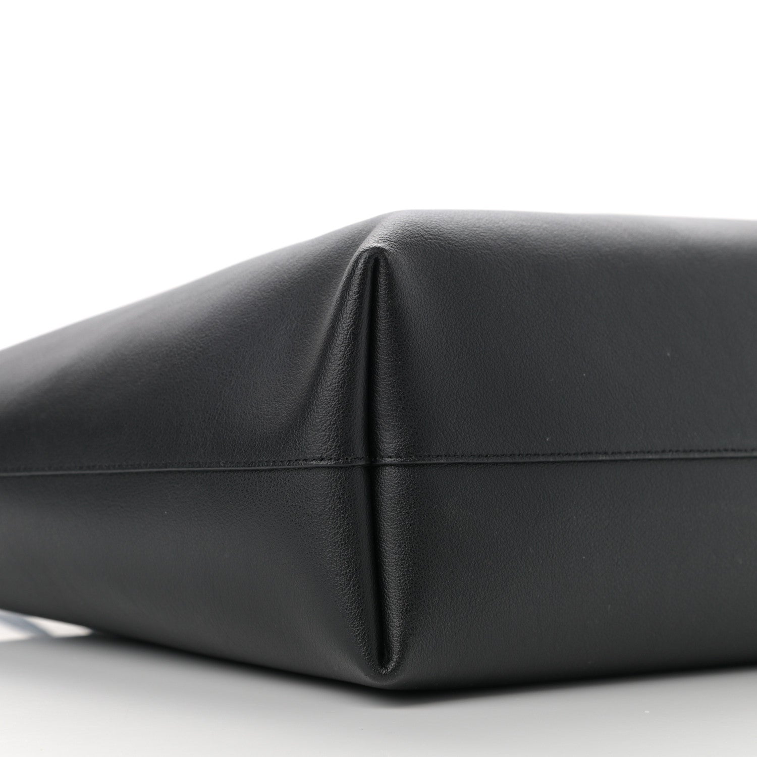 Saint Laurent Calfskin Large Shopping Tote Black 10 of 11