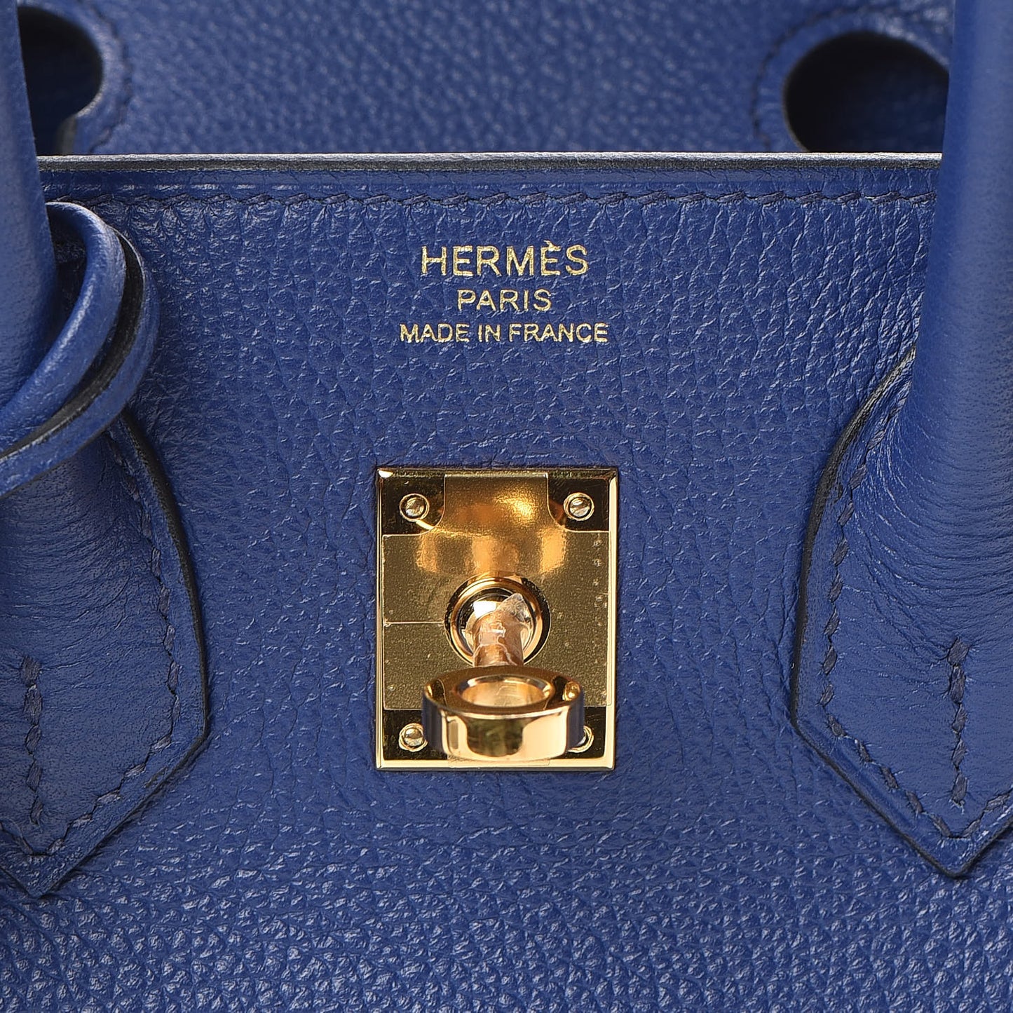 Taurillon Novillo Birkin 25 Bleu Saphir