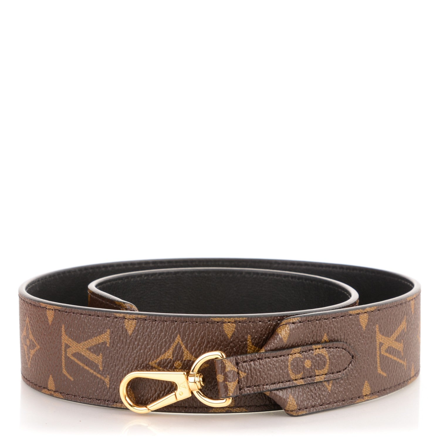 Louis Vuitton Monogram Bandouliere Shoulder Strap Black 1 of 4